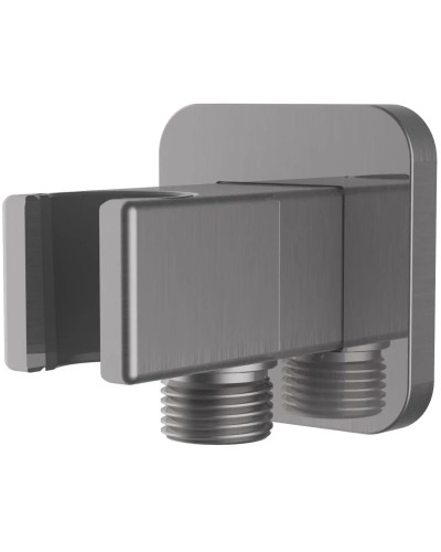 Душевой комплект Vincea Inspire VSFW-3I21MT4GM 320x200 мм, с термостатом, вороненая сталь