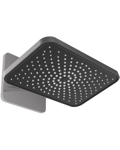 Душевой комплект Vincea Inspire VSFW-3I21MT4GM 320x200 мм, с термостатом, вороненая сталь