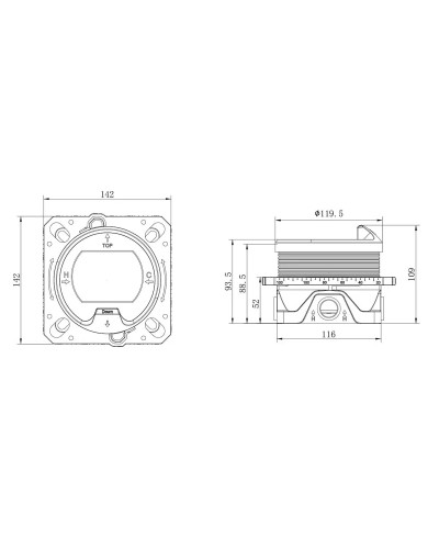 Душевой комплект Vincea Inspire VSFW-3I21MT4GM 320x200 мм, с термостатом, вороненая сталь
