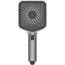 Душевой комплект Vincea Inspire VSFW-3I21MT4GM 320x200 мм, с термостатом, вороненая сталь