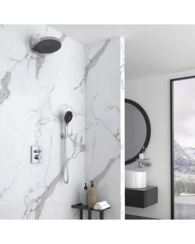 Душевой комплект Vincea Inspire VSFW-3I21MT1CH 247 мм, с термостатом, хром