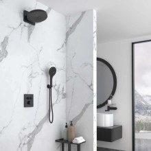 Душевой комплект Vincea Inspire VSFW-3I21MT2MB 300 мм, с термостатом, черный матовый