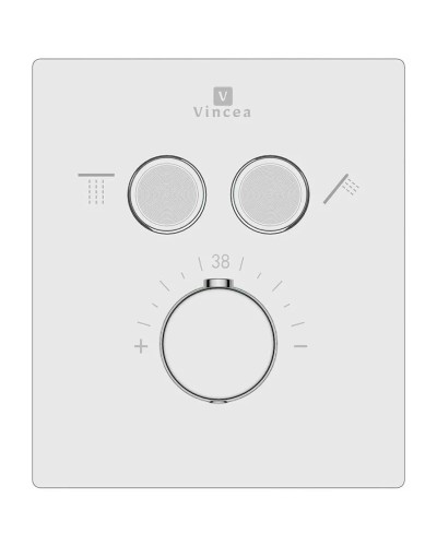 Душевой комплект Vincea Inspire VSFW-3I21MT2CH 300 мм, с термостатом, хром