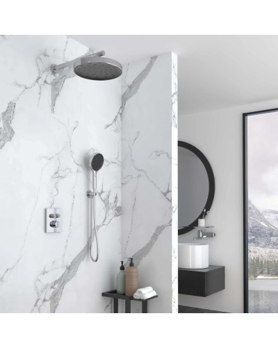 Душевой комплект Vincea Inspire VSFW-3I21MT2CH 300 мм, с термостатом, хром