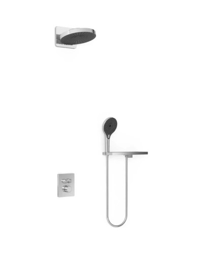 Душевой комплект Vincea Inspire VSFW-3I21MT1RCH 247 мм, с термостатом, хром