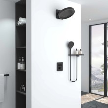 Душевой комплект Vincea Inspire VSFW-3I21MT3RMB 300 мм, с термостатом, черный матовый