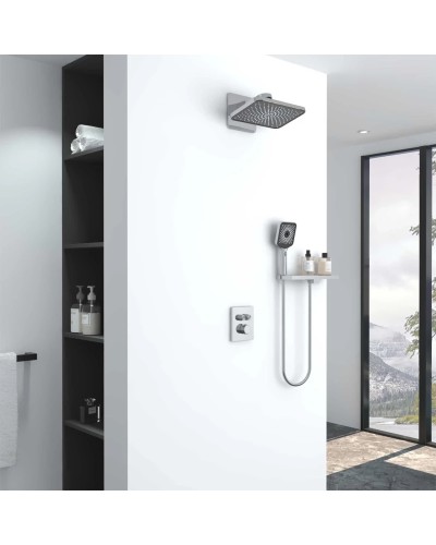 Душевой комплект Vincea Inspire VSFW-3I21MT4RCH 320x200 мм, с термостатом, хром