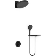 Душевой комплект Vincea Inspire VSFW-3I22MT3RMB 300 мм, с термостатом, черный матовый