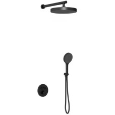 Душевой комплект Vincea Inspire VSFW-3I22MT2MB 300 мм, с термостатом, черный матовый
