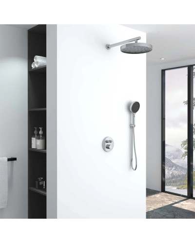 Душевой комплект Vincea Inspire VSFW-3I22MT2CH 300 мм, с термостатом, хром