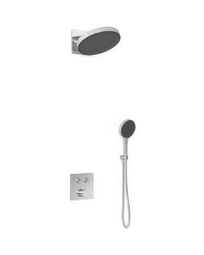 Душевой комплект Vincea VSFW-421I3CH 300 мм, со смесителем, хром