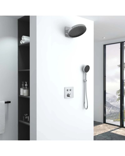 Душевой комплект Vincea VSFW-421I3CH 300 мм, со смесителем, хром