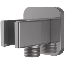 Душевой комплект Vincea VSFW-421I4GM 320x200 мм, со смесителем, вороненая сталь