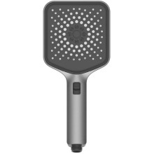 Душевой комплект Vincea VSFW-421I4GM 320x200 мм, со смесителем, вороненая сталь