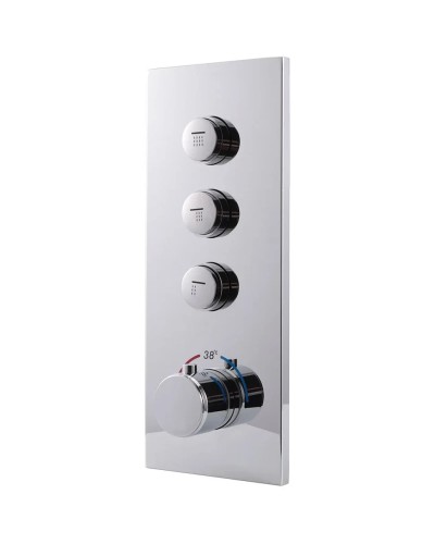 Душевой комплект Vincea VSFW-433TI4RCH 320x200 мм, со смесителем, хром