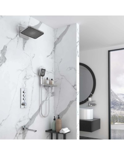 Душевой комплект Vincea VSFW-433TI4RCH 320x200 мм, со смесителем, хром