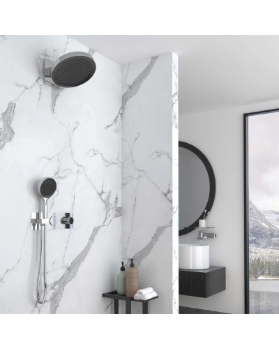 Душевой комплект Vincea VSFW-422TI3CH 300 мм, с термостатом, хром