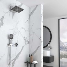 Душевой комплект Vincea VSFW-422TI4CH 320x200 мм, с термостатом, хром