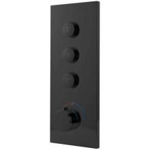 Душевой комплект Vincea VSFW-433TI3MB 300 мм, с термостатом, черный матовый