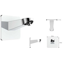 Душевой комплект Vincea VSFW-433TI3CH 300 мм, с термостатом, хром