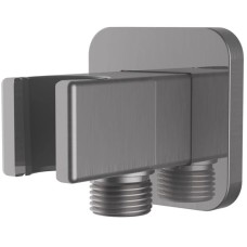 Душевой комплект Vincea VSFW-433TI4GM 320x200 мм, со смесителем, вороненая сталь