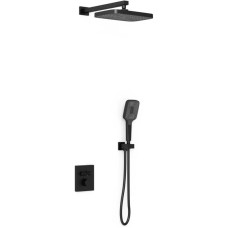 Душевой комплект Vincea VSFW-321MT1MB 315x210 мм, с термостатом, черный матовый