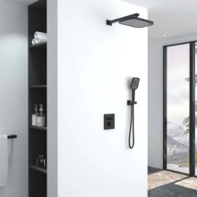 Душевой комплект Vincea VSFW-321MT1MB 315x210 мм, с термостатом, черный матовый