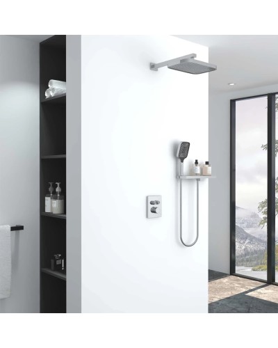 Душевой комплект Vincea VSFW-321MT1RCH 315x210 мм, с термостатом, хром