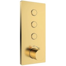 Душевой комплект Vincea VSFW-433T1BG 315x210 мм, с термостатом, золотой матовый