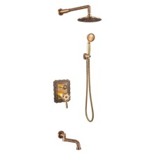 Душевая система ZorG Antic A 104DS-BR Бронза