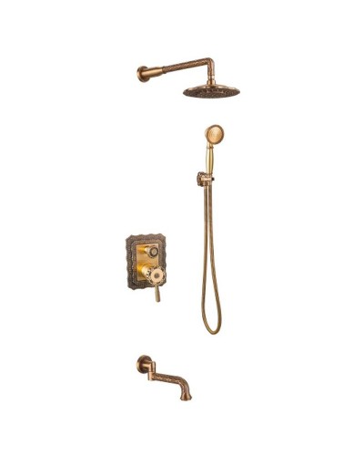Душевая система ZorG Antic A 104DS-BR Бронза