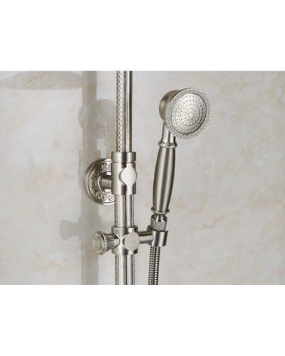 Душевая система ZorG Antic A 201DS-SL Серебро