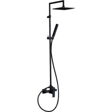 Душевая система Cezares Porta-CD-NOP Черная матовая