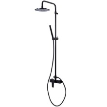 Душевая система Cezares Nautic NAUTIC-CD-NOP Черная матовая