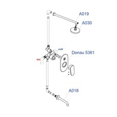Набор для ванны WasserKRAFT А13030