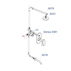 Набор для ванны WasserKRAFT А13031