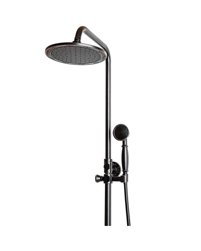 Душевая система Milacio Almeria MC.100.BBR Черная бронза