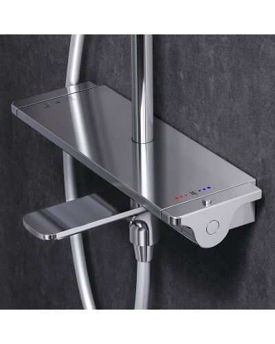 Душевая система AM.PM Spirit V2.0 F0770A500 с термостатом Хром