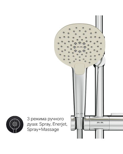 Душевая система AM.PM Spirit V2.0 F0770A500 с термостатом Хром