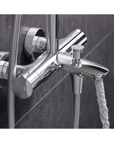 Душевая система AM.PM Gem F0790520 с термостатом Хром