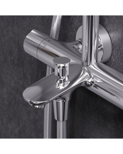 Душевая система AM.PM Gem F0790510 с термостатом Хром