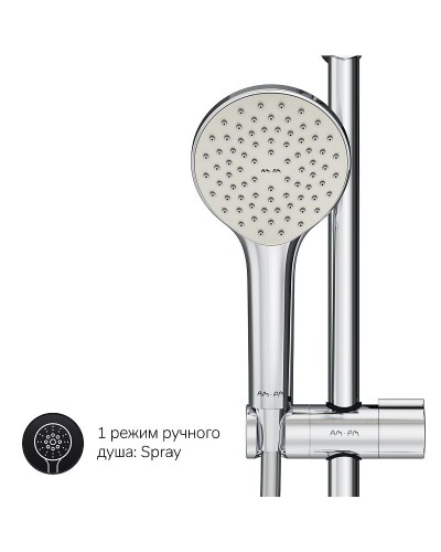 Душевая система AM.PM Gem F0790510 с термостатом Хром