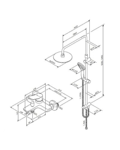 Душевая система AM.PM X-Joy F40885A34 Хром