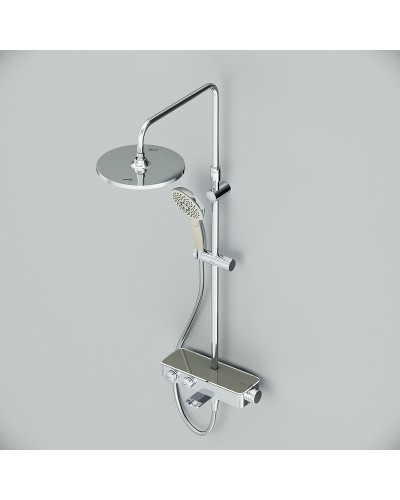 Душевая система AM.PM Inspire 2.0 F0750A500 с термостатом Хром