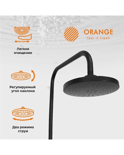 Душевая система Orange Mia M34-933b Черная