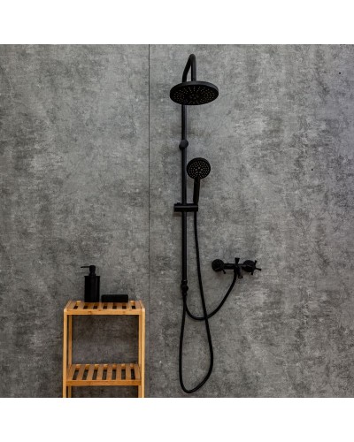 Душевая система Orange Mia M34-933b Черная