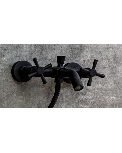 Душевая система Orange Mia M34-933b Черная