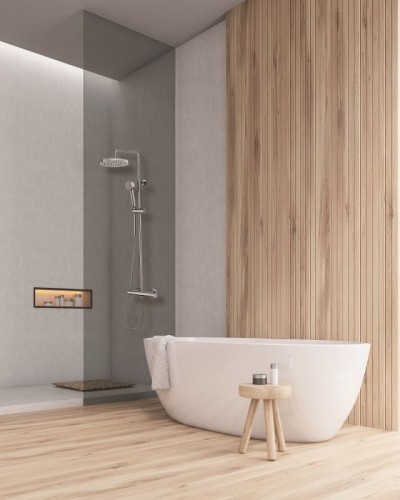 Душевая система Bossini Elios L10052.030 с термостатом Хром