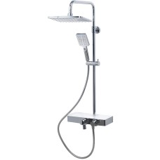 Душевая система WasserKRAFT Thermo A11301 с термостатом Хром Белая