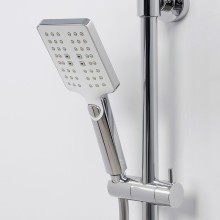 Душевая система WasserKRAFT Thermo A11301 с термостатом Хром Белая